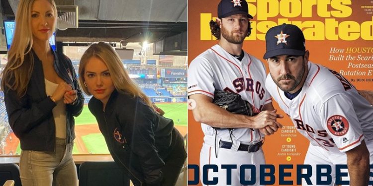 Kate Upton, Gerrit Cole's wife Amy Crawford recreate SI cover with great picture
