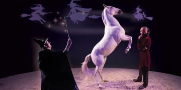 "The Witches' Merry-go-round": A Horrifying Riding Show on the Haras du Pin on Halloween
