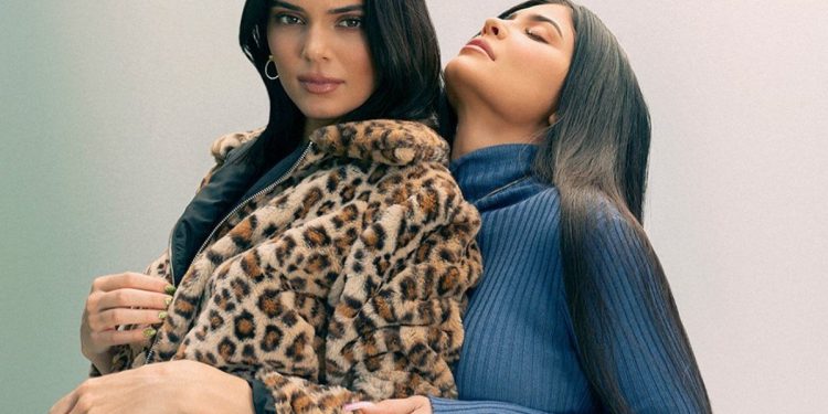 Kendall Jenner Models Two Bathing Suits For Kendall And Kylie Fall Collection