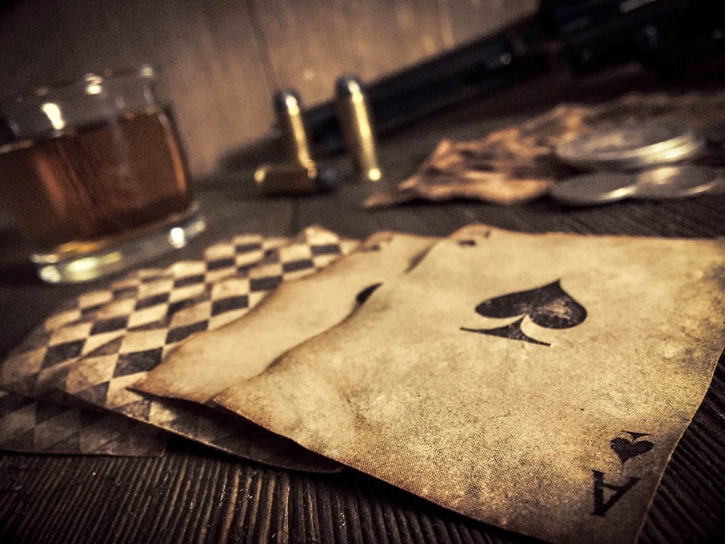 old west poker