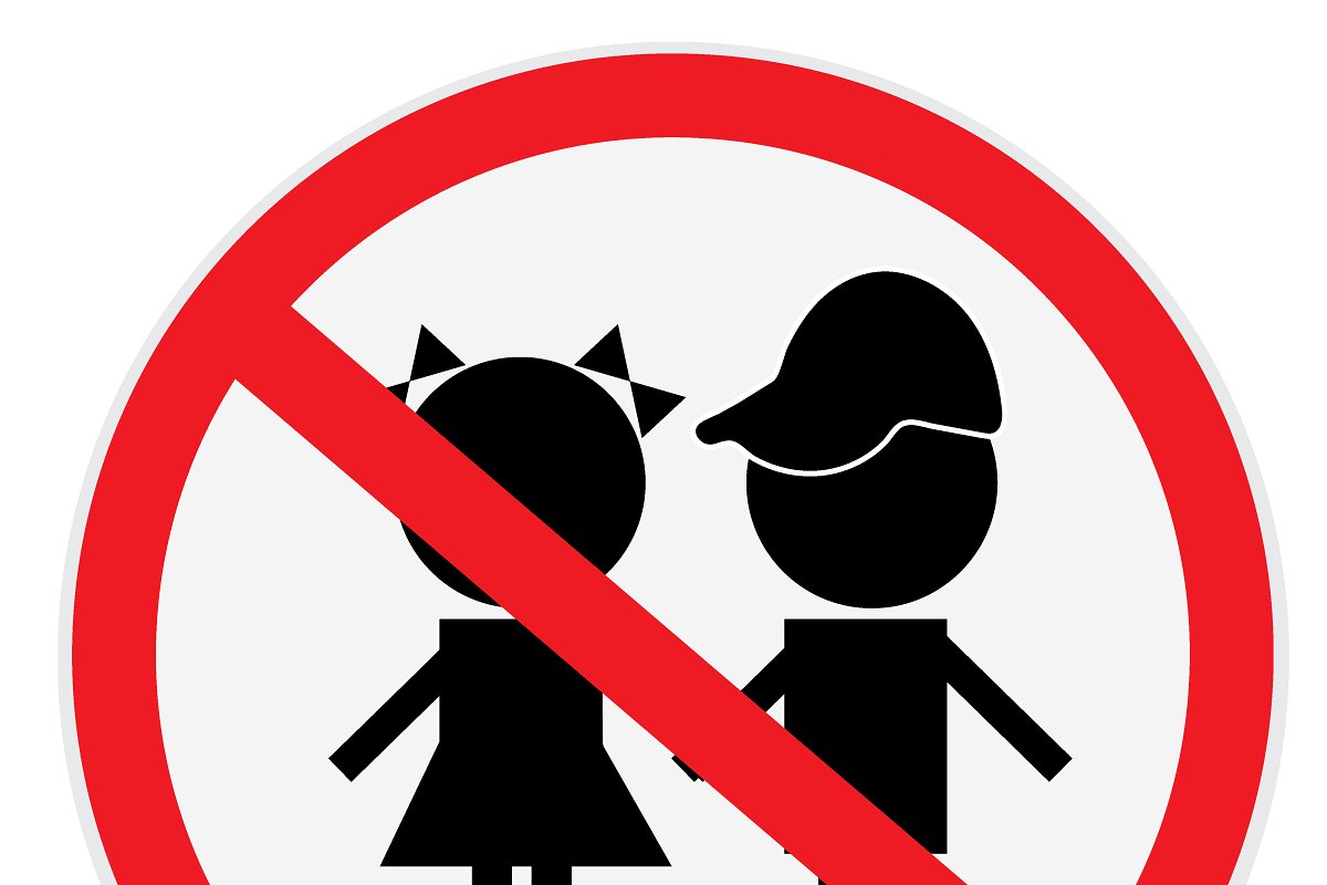 Запрет иными словами. Знак без детей. Запрещено для детей. Запрещающие знаки для детей. Вход с детьми запрещен табличка.