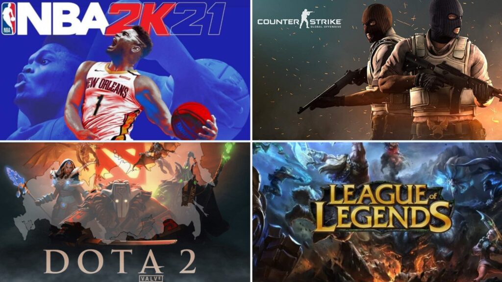 Top 5 Esports Games in 2020